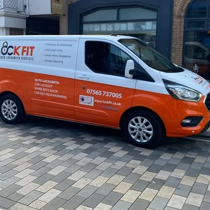 LockFit van parked on a Worthing street